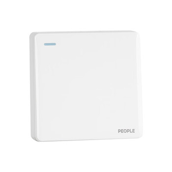 人民电器 开关插座 86型面板 明装 RM6 一联单控开关RM6-K1单开单控