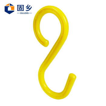 固乡工地电线光缆（电缆挂钩5个装）架子管S形塑料挂钩矿用绝缘挂钩S型钢芯包塑挂钩