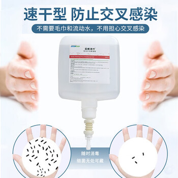 爱柯布洛 新华莎罗雅洗手消毒啫喱 工厂医院办公室速干洗手液 500ml 整箱定制装