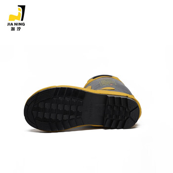 泇泞（JIA NING）RJX-25B 消防灭火防护靴 阻燃隔热防砸防刺穿耐酸碱 棉靴 48 