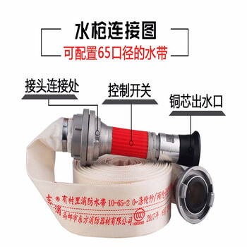 腾驰（CT）消防水枪头 多功能喷头 直流喷雾开花水枪 50洒花高压消防水枪头 DN50