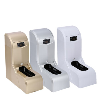 思科铭 全自动智能鞋套机插电一次性鞋套机 SK-CM-W 白色无扶手