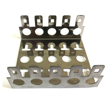 利合光电（LHG）VDF音频配线架电话配线架科隆卡接模块不锈钢背架 10位安装支架