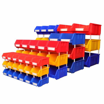 老A LAOA LA13119R组立零件盒螺丝钉收纳盒元件盒红色310*190*130   量大现做