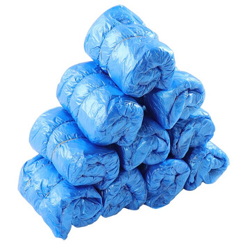 海斯迪克 鞋套*100只/包 商用套鞋酒店宾馆会所脚套 T型卡扣鞋套 HK-629