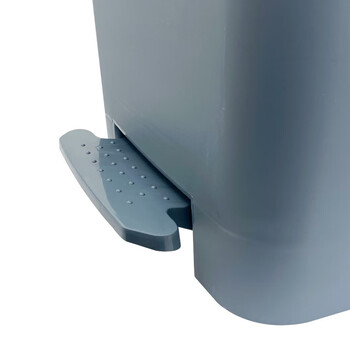 益美得 DJ-50办公室脚踏垃圾桶大号商用酒店宾馆脚踩式灰色垃圾桶 脚踏50L灰色