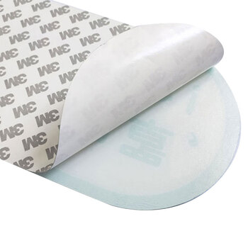 冰禹 BYbp-536 日期告示标示签标识牌 25*10cm亚克力标牌贴 提示牌 本区域已消毒