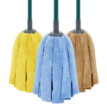 兰诗（LAUTEE）FH-2006 超细纤维拖把拖把布 3个拖头+2个杆子+拖把桶 颜色随机