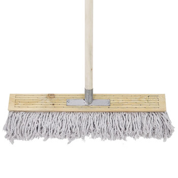 中典 DM-080 木柄老式棉线拖把工厂车间物业用大号尘推排拖 80厘米