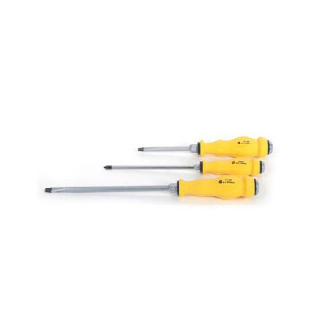 史丹利STANLEY 一字加力通体螺丝批 螺丝刀 改刀8mmx200mm61-893-23