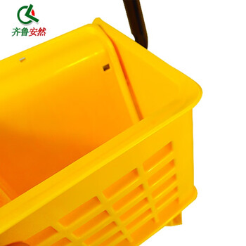 齐鲁安然 榨水车 拖把清洁车 拖把桶挤水桶 拖地桶酒店洗拖把压水挤水车 24升榨水车