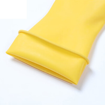 恒立109乳胶手套 L大码 5双 加厚耐酸碱洗碗洗衣橡胶防水工业牛筋胶皮手套