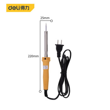 得力(deli) 电烙铁 外热式耐氧化电烙铁 焊接工具40W DL8840 400202