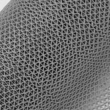 雅的 PVC塑胶防滑S型镂空防水游泳池厨房地毯浴室防滑垫 红色 厚4.5宽1.8米*1米 /米