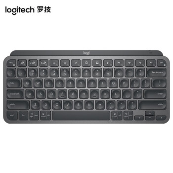 罗技（Logitech）MX Keys Mini无线蓝牙键盘 办公超薄迷你键盘MAC高端办公智能背光 蓝牙键盘 石墨黑