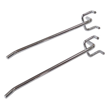 稳斯坦 WST015 洞洞板货架挂钩 工具挂板挂钩圆孔板挂钩 2.5cm孔距-4.2mm粗*15cm长