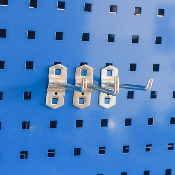 盛悦欣美 单斜钩50mm导线架方孔挂板挂钩物料架挂钩工具配件展示架挂钩