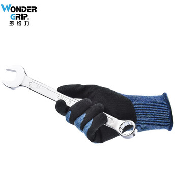 多给力（WonderGrip）WG-757芳纶防切割机械刀具金属玻璃操作汽车装配劳保手套 L 2双 定做