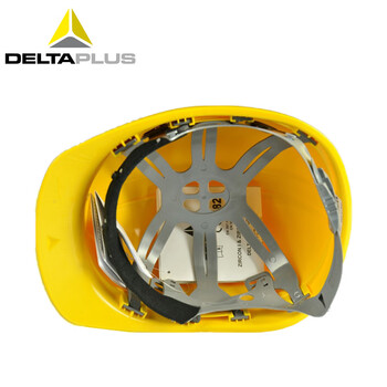 代尔塔 （Deltaplus）102011绝缘PP安全帽8点式内衬美的定做 10顶 （含下颌带） 黄