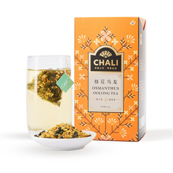 CHALI茶里公司 茶叶 花草茶 桂花乌龙茶54g茶包袋桂花乌龙茶泡茶组合花茶 18包/盒