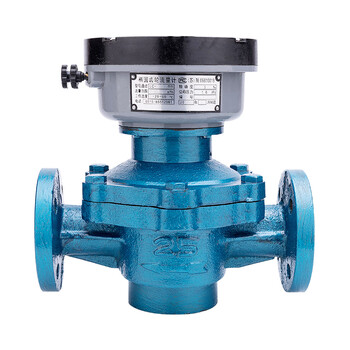 匡建仪表（CONJANT）LCLC椭圆齿轮流量计柴油机械表化工高压防腐防爆信号输出 1寸不带回零 