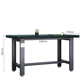 天旦重型工作台TD-T1116电工装配桌工厂打包桌2.1米单桌灰色