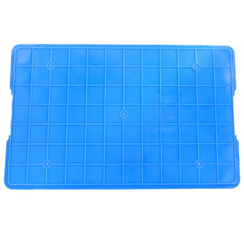 冰禹 BY-5S1 加厚塑料物流周转箱 工具零件盒收纳箱（hn） 1号蓝710*455*180mm