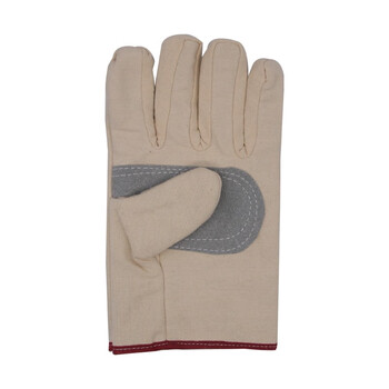  星工（XINGONG） 电焊帆布手套24线双层帆布手套 掌心加厚耐磨抗撕裂 劳保手套 100双