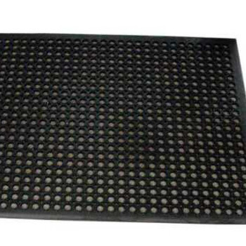 雅的 发橡胶垫厨房防滑垫耐磨耐油减压方块拼接商用地毯橡胶垫 90*150单张 /块