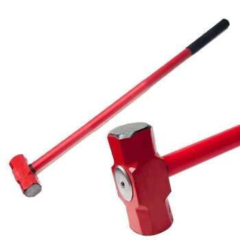 美消 消防破拆工具消防检查火灾逃生器材消防锤纤柄大锤子柄长90cm