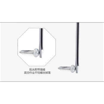 罗宾汉（RUBICON）No.101 强磁力彩条螺丝批 3.0 X 150mm螺丝刀 一字起子 改锥