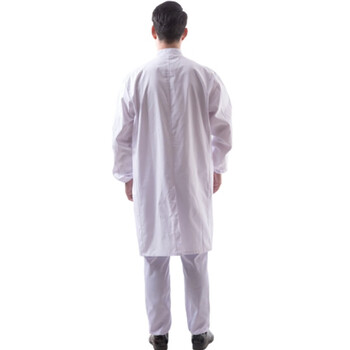 江燕 白大褂 医生服 护士服 实验室/药店/食品厂/美容院工作服装 白色站领大褂 M 165