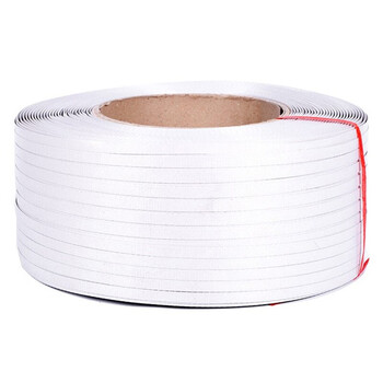 飞尔（FLYER）pp机用打包带 塑料打包捆扎带 捆绑带 白色 宽13.5厚0.8 长1800米【FLJD238】