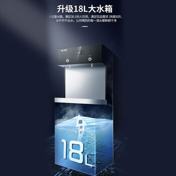 希力（XILI WATER）商用净水器18L一开一温 2级过滤大型净水设备2KW可供30-100人 XL-ZYJ-J2A 定制