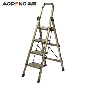 奥鹏 伸缩梯 加厚折叠铝合金人字梯 装修工程梯 AP-92285W