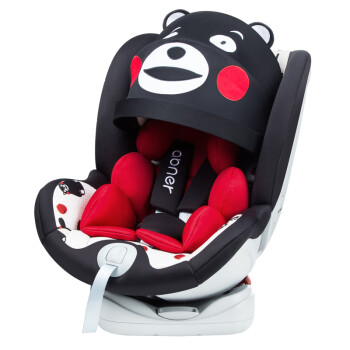 阿布纳Abner 德国婴儿童安全座椅汽车用0-4-12岁 360度旋转可躺isofix硬接口 宇航员007（熊本熊）