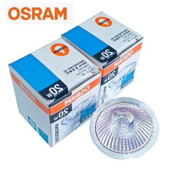 欧司朗(OSRAM) MR16普及型卤钨灯杯无盖41870WFL 12V 50W 灯头接口GU5.3 50只