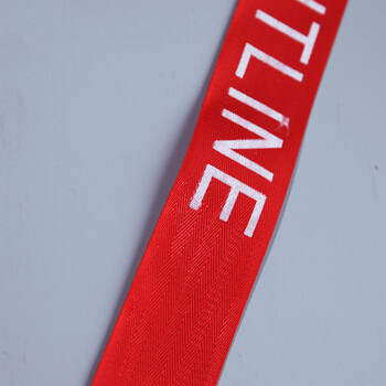 海斯迪克 gnjz-271 加厚帆布警戒线盒装 施工警示线 安全警示带 护栏隔离栏 警戒带 100米警戒线