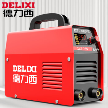 德力西电焊机250小型焊机单电压220V便携式焊机全套接好加粗6米线【250液晶智能款220V】