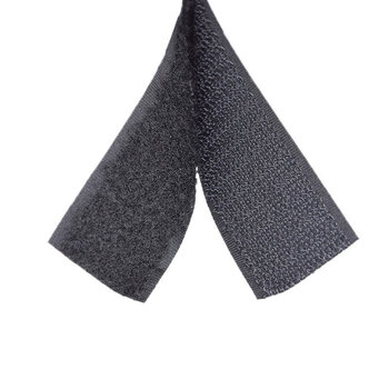 西科立 背胶多功能收纳理线扎带 强力毛刺粘扣2.5cm*6m 黑色