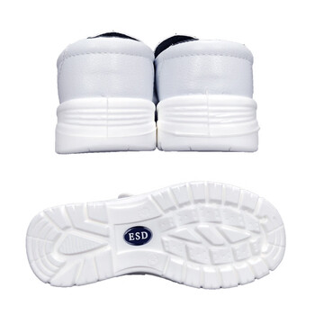 者也（ZYE）白色防静电安全鞋无尘鞋防滑车间无尘洁净鞋夏款透气鞋凉鞋 透气款 42码