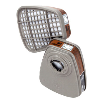 3M 6001CN有机蒸气滤盒（30个装）面具面罩滤毒盒6200防毒面具配件 保证原装