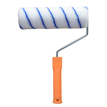 者也 油漆滚筒刷子乳胶漆油漆墙面漆墙漆无死角小滚刷中毛短毛长毛刷墙工具 9寸长毛滚筒5个+1个支架