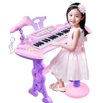 奥智嘉儿童早教钢琴玩具带麦克风
