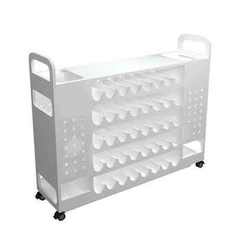 益美得 DA2105 进门口放置雨伞筒挂伞架子 双桶+5层6孔（ 放30~50把）