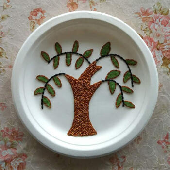 儿童种子粘贴画材料创意玩具五谷杂粮粘贴画幼儿园儿童手工课豆子种子