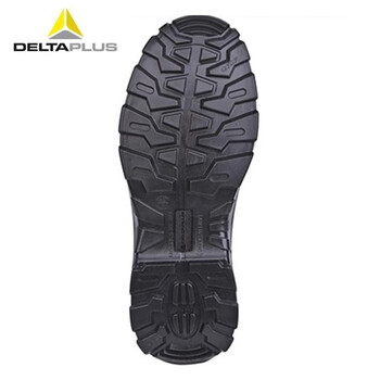 代尔塔（Deltaplus）301105冬季防寒加绒中帮安全鞋 防砸防穿刺SRC级防滑绝缘18KV 定做 黑色 45码