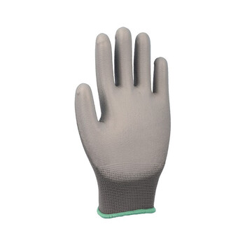 好员工 PU浸胶手套T505 防滑耐磨 乳胶挂胶半挂 胶皮工业劳保手套 100付M码