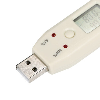 谋福9819温湿度记录仪冷链温度湿度自动记录带报警药房仓库温湿度USB输出 GM1365(温度+湿度测量两用)定制