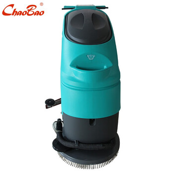 超宝（CHAOBAO）手推式洗地机商用大型工厂车间全自动洗地拖地机吸干吸尘机器刷地 自动洗地机HY51B
